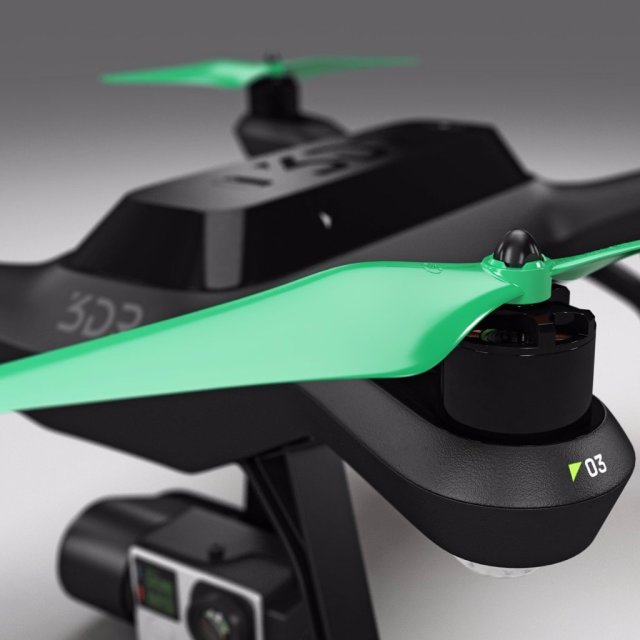 MA 3DR SOLO用ビルトインナット・アップグレード・プロペラ MR-SL-10x4  