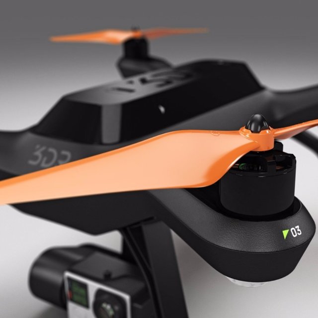 MA 3DR SOLO用ビルトインナット・アップグレード・プロペラ MR-SL-10x4  