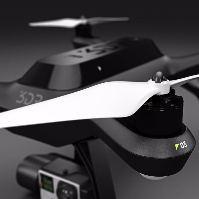 MA 3DR SOLO用ビルトインナット・アップグレード・プロペラ MR-SL-10x4  