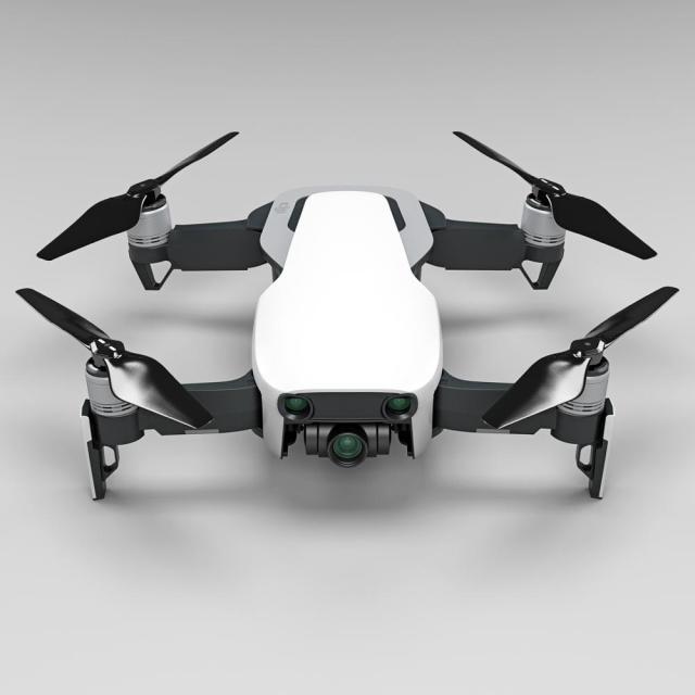 MA DJI Mavic Air用 STEALTHアップグレード・プロペラV2 5.3x3.3 (黒  