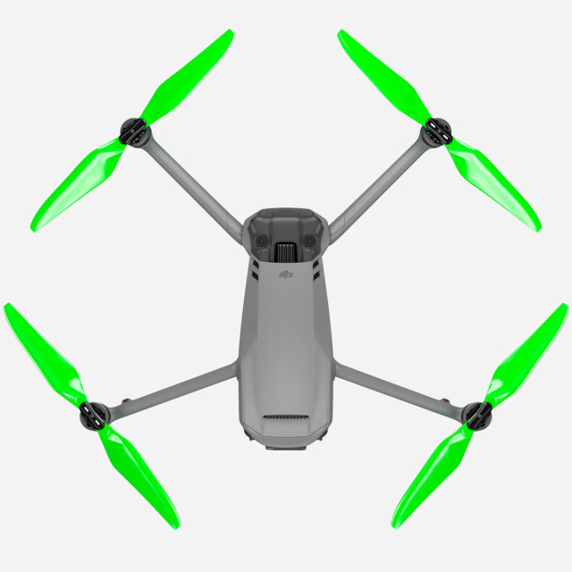 MA DJI Mavic 3用 STEALTH アップグレード・プロペラ 9.4ｘ5.3 (グリーン）4本セット  MA.M3S9453FG4【メール便可】 9150 強化 3 ブレードプロペラ 9 インチ FPV ドローンブレードナイロングラスファイバートレーニングおよび高高度飛行プラッ
