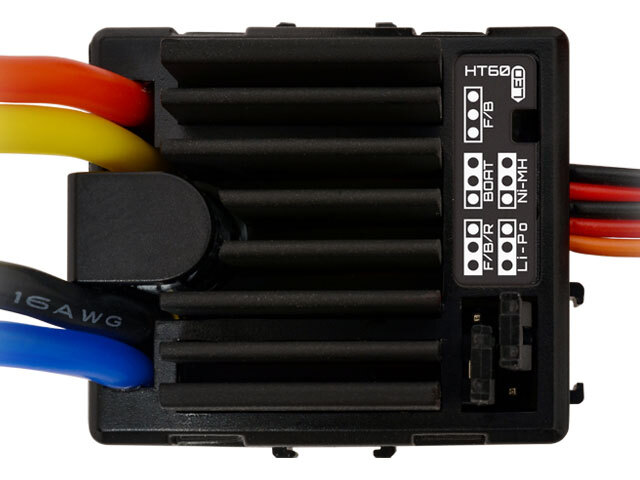 ハイテック 防水ブラシモーターESC HT60（タミヤタイプ