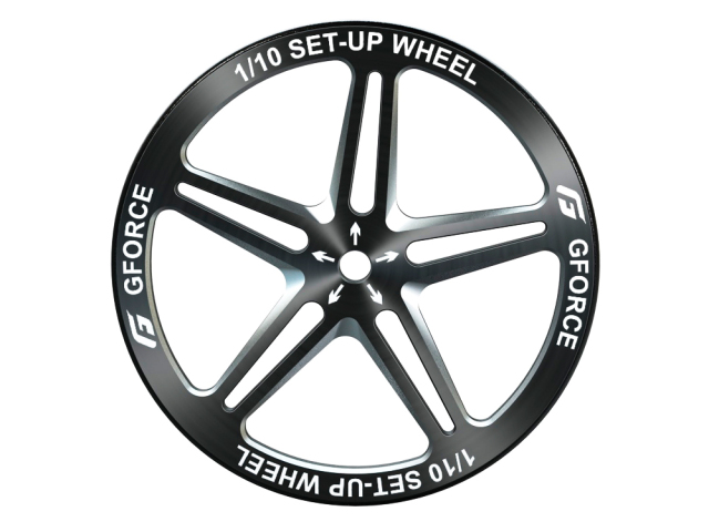 ジーフォース 1/10 SET-UP WHEEL (Black) G0092【メール便可】G