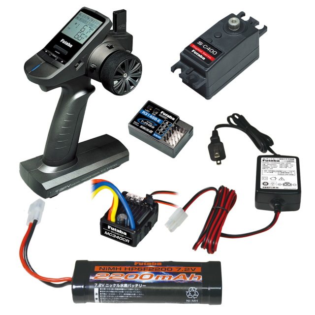 フタバ プロポ 3PV ダブルレシーバーT/RセットR314SB-Ex2個付(アンテナ