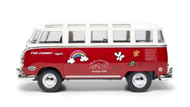 購入 WPL JAPAN Mini series D-52 CXD 1/16 RTR ワーゲンバス（レッド