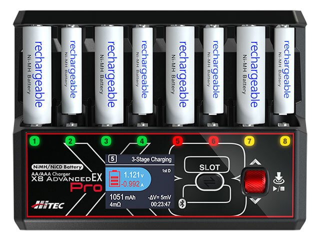 ハイテック 単3/ 単4充電器 AA/AAA チャージャー X8 アドバンス EX