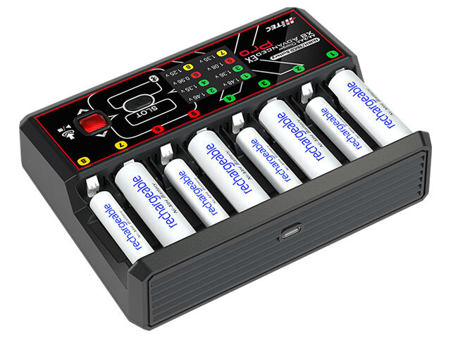 ハイテック 単3/ 単4充電器 AA/AAA チャージャー X8 アドバンス EX