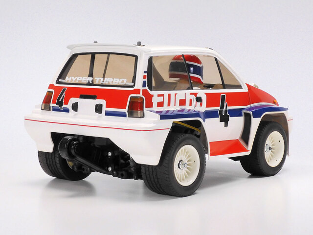 タミヤ 1/10RC Honda シティターボ （WR-02Cシャーシ） 電動RCカー