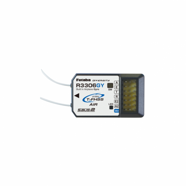 フタバ R3306GY ジャイロ内蔵受信機 (T-FHSS Air方式) 00107467-3