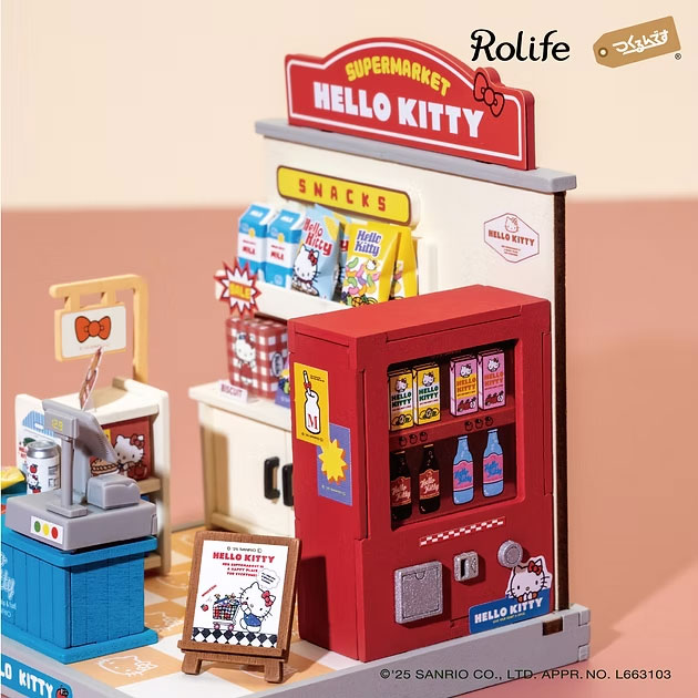 ROBOTIME DIYキット DA001 ハローキティのスーパー ROLIFE