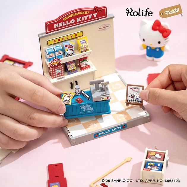 ROBOTIME DIYキット DA001 ハローキティのスーパー ROLIFE