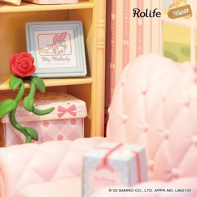 ROBOTIME DIYキット DWL01 マイメロディのリビングルーム ROLIFE