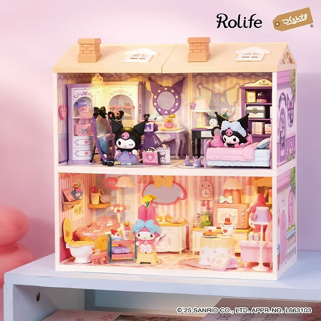 ROBOTIME DIYキット DWL01 マイメロディのリビングルーム ROLIFE
