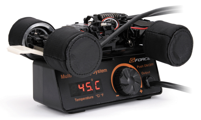 ジーフォース 小型電動RCカー用タイヤウォーマー (Multi Warming