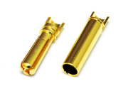 AMASS 4mm 先割れタイプゴールドコネクター　ハーフカット