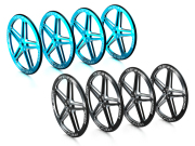 ジーフォース 1/10 SET-UP WHEEL (Black) G0092