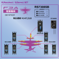 フタバ 空用RSパック R7308SB－HPS-A704ーBLS-A600ｘ6 F3A複葉機用受信機＆サーボパック 00107431