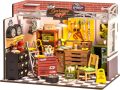 ROBOTIME DIYミニチュアハウスキット ガレージワークショップ DG165 Garage Workshop