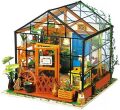 ROBOTIME DIYミニチュアハウスキット ガーデンハウス DG104 Garden House