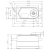 FUTABA HPS-CT702 1/10カー用ロープロサーボ 00107386-3