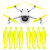 MA DJI Mini 3 STEALTH アップグレード・プロペラ 6x3  (イエロー・Electric）4本セット MA.MI3B3630FE4