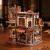 ROBOTIME DIYキット ドリーム・コーヒー工場 EAB02 3D立体木製パズル Dream Coffee Factory