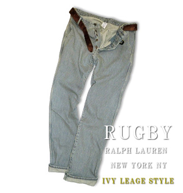 RUGBY Vintage Railroad Stripe Jean / Deckwash