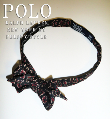 Wool Paisley Bow Tie / Black / Tan / Red / Green