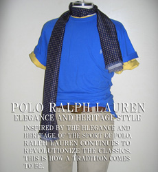 Polo player Tee Shirt /Lake Blue
