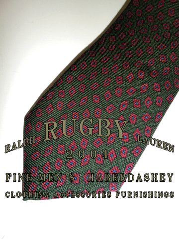 RUGBY Vintage Prints Wool Tie / Green / Burgundy / Blue