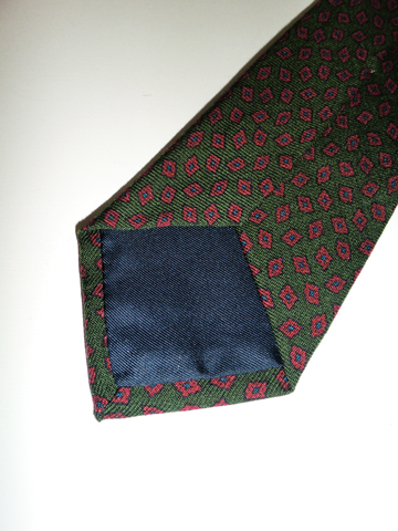 RUGBY Vintage Prints Wool Tie / Green / Burgundy / Blue