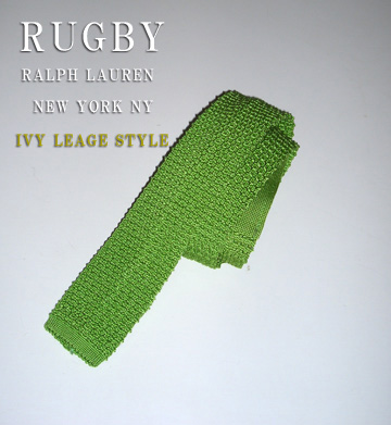BLACK LABEL BLACK LABEL Silk Knit Narrow Tie / Lime