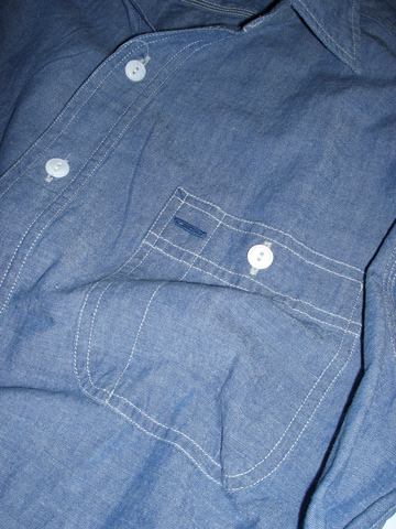 ＲＲＬ Woodsman Shambray Work Shirt / Shambray Blue