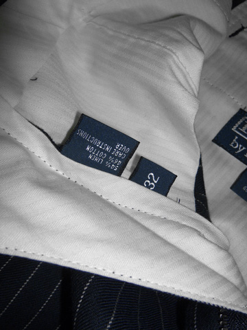 Cotton＆Linen Pin-Stripe Short / Blackcoal / Tan