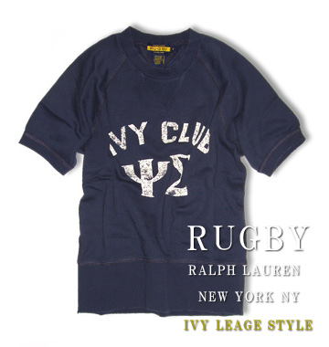 Rugby Ivy Club Sweat Shirt / Navy