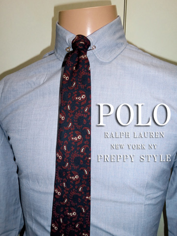 Bleecker Wool Paisley Vintage Narrow Tie / Navy / Burgundy / White