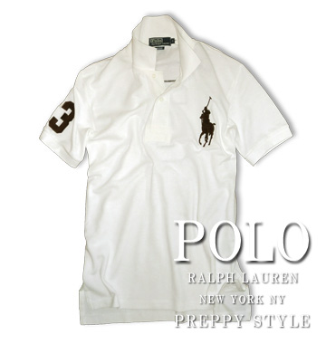 Classic Fit Big Pony ＃3 TEAM Polo/Chic Cream /brown