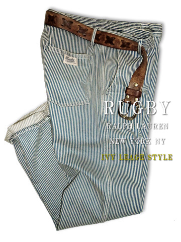 RUGBY Vintage Railroad Stripe Jean / Deckwash