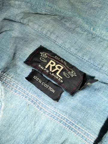 ＲＲＬ Vintage Woodsman Shambray Work Shirt / Vintage Wash