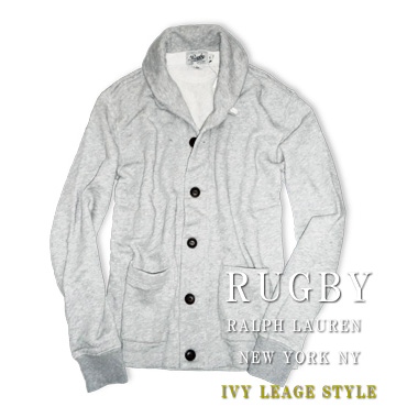 RUGBY Jackson Sweat Shal Cardigan Jacket / Light Grey