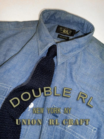 ＲＲＬ Woodsman Shambray Work Shirt / Shambray Blue
