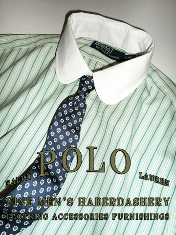 Vintage Stripe Club Collar Shirt / Green