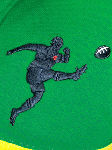 ラグビー ビックキッカー刺繍