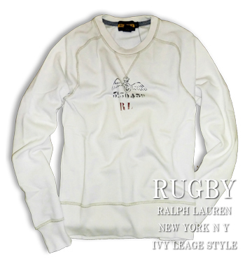 RUGBY Reed Raglan Sweat Shirt / Cream