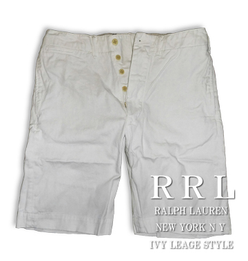 RRL　Garment Dyed Chino Short / White