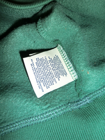 RUGBY Faded Crew Shield Sweat Shirt / Green