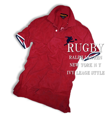 RUGBY # 11 Peyton Big Kicker Polo / Red