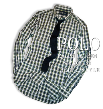 Classic Fit Plaid Button Down Shirt / White / Navy / Green / Yellow