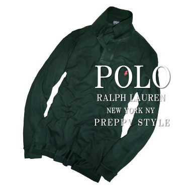 Custom Fit Poloplayer　Long Sleeve Polo /Green