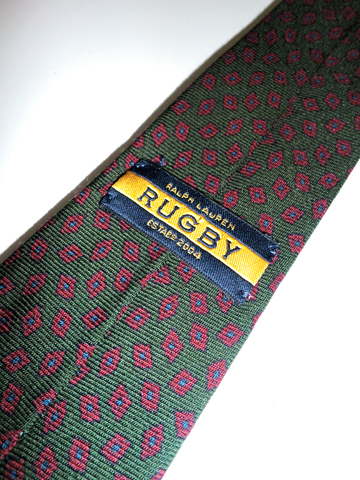 RUGBY Vintage Prints Wool Tie / Green / Burgundy / Blue